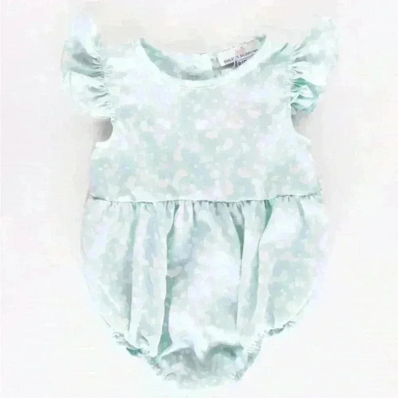 Bailey’s Blossom Other - Bailey’s Blossom Ruffle Sleeve Bubble Romper Size 6-9 months